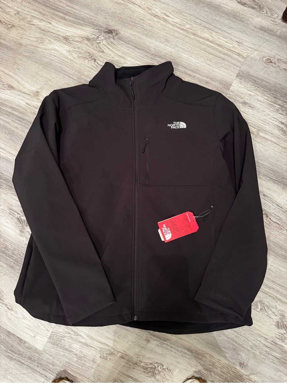 The North Face Men's Black Apex Jacket with Chest Logo size XXL